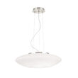 Lustra cromata abajur sticla opal 2xE27/60W, Blanc HL 6-1559/2 Satin/Opal Orion
